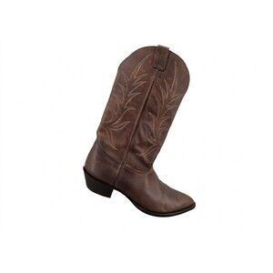 Nocona Cowboys Boots Mens  Brown Leather Western Pointed Toe USA  9.5 E